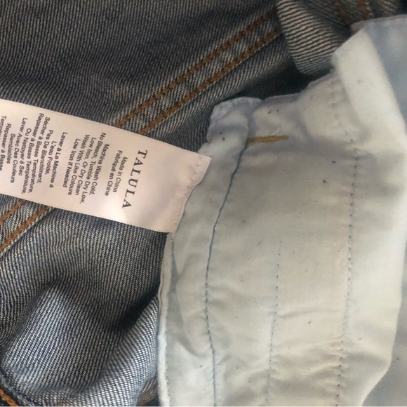 Talula / Aritzia denim jacket, size medium, medium wash. - Picture 4 of 4